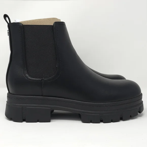 Nine West Black Chunky Lug Chelsea Booties 7M - Picture 3 of 8